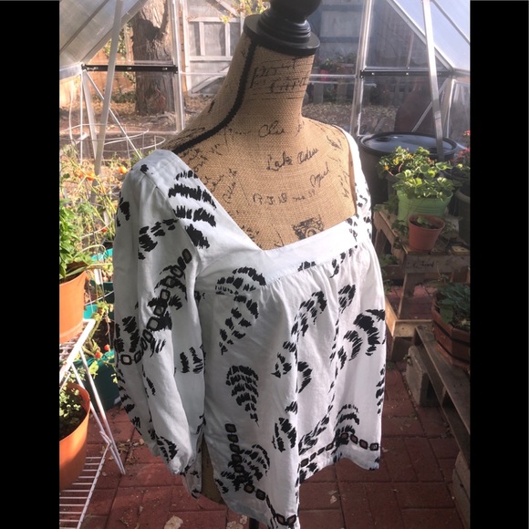 Anthropologie Sam & Lavi Penna Peasant Blouse - Picture 3 of 6